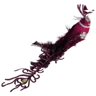 Bombki - PAW BORDOWY NA CHOINKĘ - PTASZKI I OZDOBY NA CHOINKĘ 35 CM - miniaturka - grafika 1