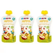 Hipp Mus owocowy Jabłka-Gruszki-Banany po 6. miesiącu zestaw 3 x 100 g Bio - Desery dla dzieci - miniaturka - grafika 1