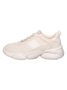Tamaris Sneakersy w kolorze kremowym - Trampki damskie - miniaturka - grafika 1