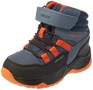 Botki damskie - Geox Chłopięce J Sentiero Boy B ABX botki, Dk Avio Orange, 37 eu - miniaturka - grafika 1