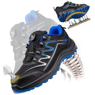 BUTY ROBOCZE MĘSKIE PÓŁBUTY SPORTOWE ODDYCHAJĄCE typ BOA FT32 Z PODNOSKIEM - Obuwie robocze BUTY ROBOCZE MĘSKIE PÓŁBUTY SPORTOWE ODDYCHAJĄCE typ BOA FT32 Z PODNOSKIEM - Obuwie robocze - miniaturka - grafika 1