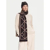 Czapki damskie - Zestaw Szalik i Czapka Calvin Klein LV04D0007G Czarny - miniaturka - grafika 1