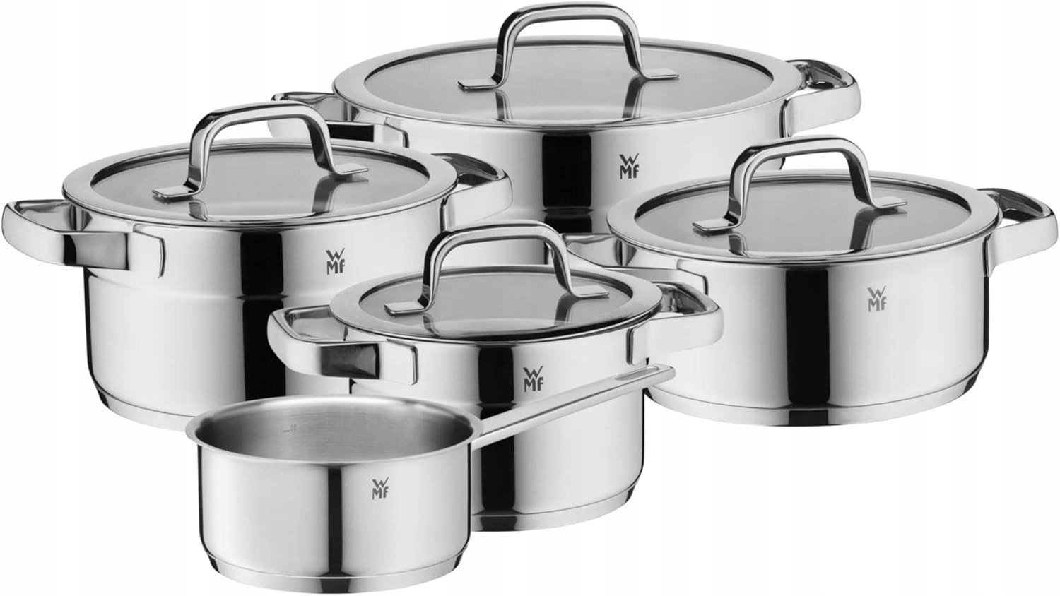 WMF Compact Cuisine 5-częściowy zestaw garnków indukcyjnych Cromargan