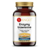 Suplementy naturalne - YANGO Yango Enzymy Trawienne 60 K Zdrowe jelita YA0947 - miniaturka - grafika 1