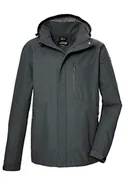 Kurtki męskie - killtec Męska kurtka funkcyjna, wodoszczelna/kurtka outdoorowa z odpinanym kapturem KOS 256 MN JCKT_CARLEB, ciemnozielona, XL, 43280-000 - miniaturka - grafika 1