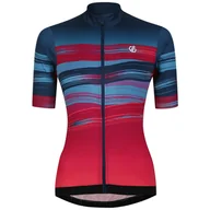 Koszulki sportowe damskie - Damska koszulka kolarska Dare 2b AEP Stimulus Jersey Rozmiar: XXL / Kolor: czerwony - miniaturka - grafika 1