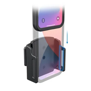 Brodit Uchwyt uniwersalny regulowany do Apple iPhone 14 Pro bez futerału oraz w futerale lub etui o wymiarach: 70-83 mm (szer.), 6-10 mm (grubość). - Uchwyty samochodowe do telefonów - miniaturka - grafika 5