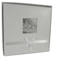 Albumy fotograficzne - Album BEKRI/BL tradycyjny ślubny, skóropodobny, 20 kart/40 stron, biały - miniaturka - grafika 1