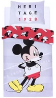 Pościel - Szaro-Czerwona Pościel Myszka Mickey Disney 135X200 - miniaturka - grafika 1