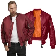 Odzież taktyczna i umundurowanie - Kurtka BRANDIT MA1 Jacket Burgund M - miniaturka - grafika 1