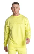 Bluzy męskie - Gianni Kavanagh Męska bluza żółta Winners Planet Sweat, żółty, M - miniaturka - grafika 1