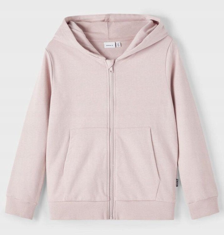 NAME IT BLUZA DAMSKA RÓŻOWA Z KAPTUREM ZAMEK 158-164CM 1JME