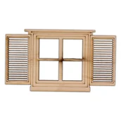 Dekoratorstwo - EKO-DECO, dekor, okno z pięknymi okiennicami - miniaturka - grafika 1