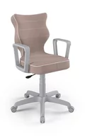 Fotele i krzesła biurowe - Krzesło Krzesło młodzieżowe Norm szary Jasmine 08 rozmiar 5 - miniaturka - grafika 1