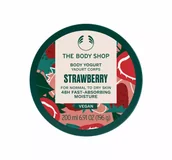 Balsamy i kremy do ciała - THE BODY SHOP STRAWBERRY WEGAŃSKI JOGURT DO CIAŁA 200ML - miniaturka - grafika 1