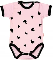 Body dla niemowląt - Body KRÓTKI rękaw 100% Bawełna MYSZKA RÓŻ r 68 KLEKLE - miniaturka - grafika 1