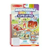 Melissa&Doug PAW Patrol naklejki do wielokrotnego naklejania z klapkami - klasyczne misje 33253 - Zabawki kreatywne - miniaturka - grafika 1