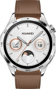 HUAWEI Watch GT 4 Classic 46mm Srebrno-brązowy - Smartwatch - miniaturka - grafika 1
