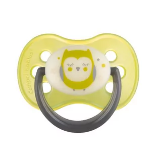 CANPOL CANPOL BABIES Smoczek uspokajający kauczuk 0-6m okrągły Night Dreams różowa chmurka 22/642 - Smoczki uspokajające - miniaturka - grafika 2