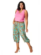 Spodnie damskie - Aller Simplement Kuloty w kolorze turkusowym - miniaturka - grafika 1