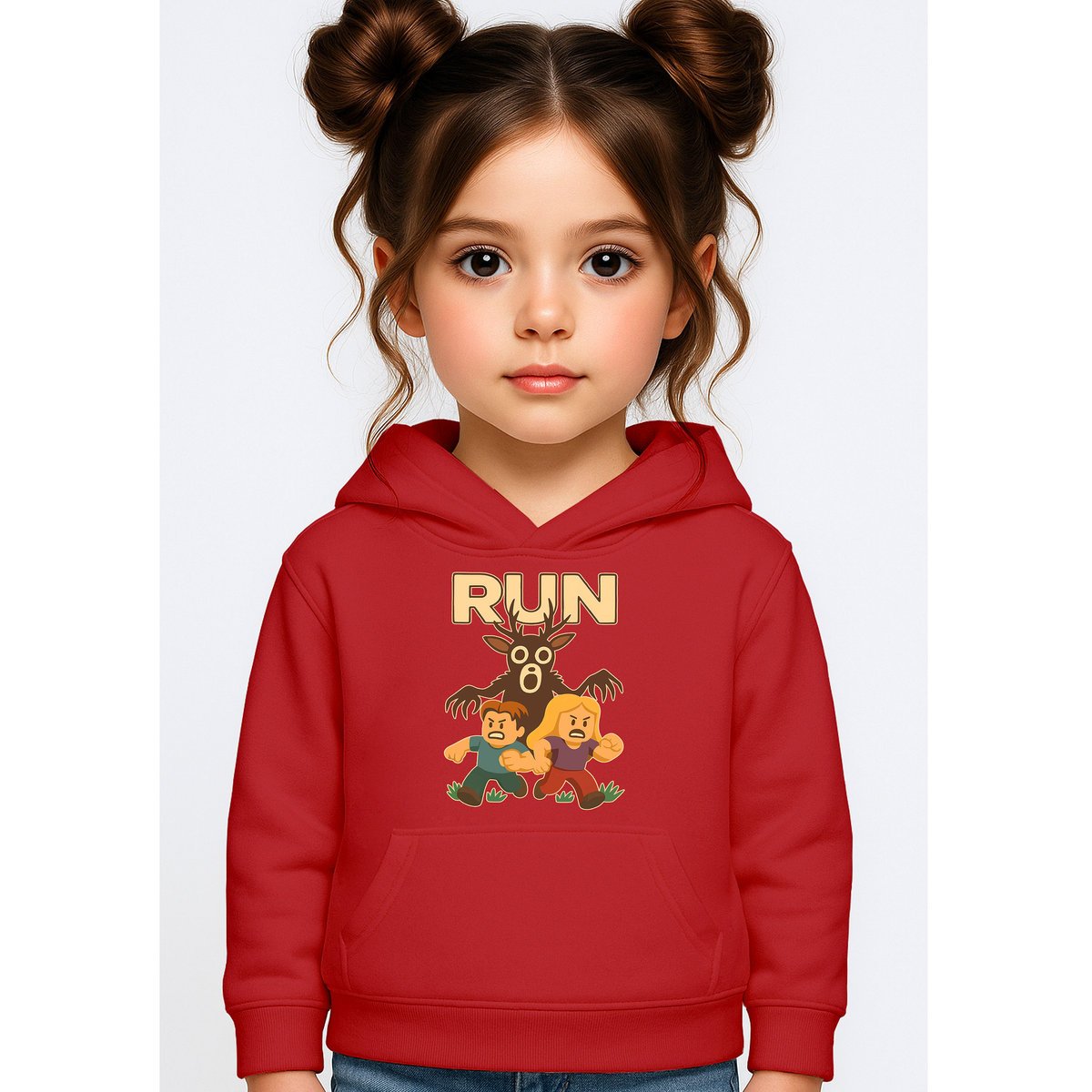 BLUZA DZIECIĘCA Z KAPTUREM 99 NOCY W LESIE ROBLOX 122-128 PREZENT