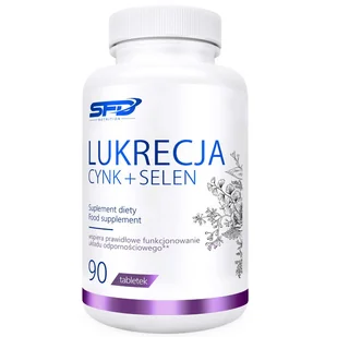 SFD Lukrecja Cynk + Selen, 90 tabletek - Witaminy i minerały SFD Lukrecja Cynk + Selen, 90 tabletek - Witaminy i minerały - miniaturka - grafika 1