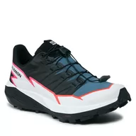 Buty sportowe damskie - Buty Salomon Thundercross L47382300 Black/Bering Sea/Pink Glo - miniaturka - grafika 1