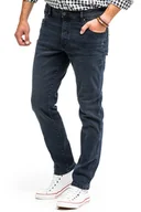 Spodnie męskie - Wrangler Texas Taper Męskie Spodnie Jeansowe Bruised River W12Tlt364-W32 L30 - miniaturka - grafika 1
