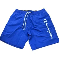 Spodenki damskie - Champion Legacy Beachshorts AC Logo Kostium szorty męskie, Kobaltowy niebieski, XXL - miniaturka - grafika 1