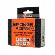 Materiały ścierne - Polax Klocek kostka gąbka ścierna szlifierska 100×70×25mm P240 - miniaturka - grafika 1