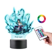 Lampy pozostałe - Lampka Na Biurko UV Genshin Impact Xiao Anime - miniaturka - grafika 1