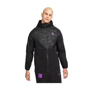 Nike FC Barcelona All-Weather Fan kurtka 014 : Rozmiar - S - Kurtki i kamizelki sportowe męskie - miniaturka - grafika 1