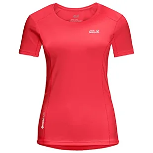 Jack Wolfskin Jack Wolfskin Damski T-shirt Narrows T-shirt damski czerwony czerwony M 1807361-668-Medium - Koszulki i topy damskie - miniaturka - grafika 1