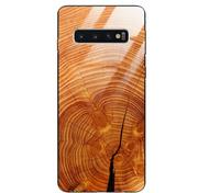Etui i futerały do telefonów - Etui drewniane Samsung Galaxy S10 Old Fashion Wood Burnt Orange Forestzone Glass - miniaturka - grafika 1