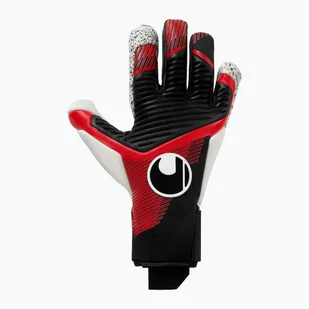 Rękawice bramkarskie uhlsport Powerline Supergrip+ Flex czarne/czerwone/białe - Piłka nożna - miniaturka - grafika 1