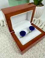 Spinki do mankietów i krawatów - SPINKI DO MANKIETÓW koszuli mankietu kwiaty róże - miniaturka - grafika 1