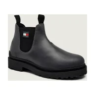 Sztyblety męskie - Tommy Jeans Skórzane sztyblety CHELSEA - miniaturka - grafika 1