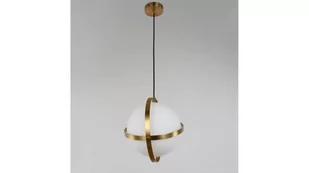 Lumina Deco Deco NOWOCZESNA LAMPA WISZĄCA BIAŁA SIGNIA D20 LDP 6833-200 (WT+GD) - Lampy sufitowe - miniaturka - grafika 1