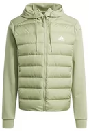 Kurtki męskie - adidas Męska kurtka Essentials Hybrid Down z kapturem, S - miniaturka - grafika 1
