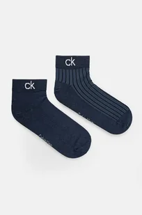 Calvin Klein skarpetki 2-pack męskie kolor niebieski 701229434 - Skarpetki męskie - miniaturka - grafika 1