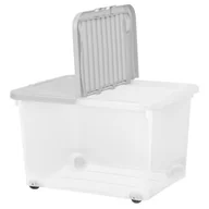 Pojemniki przemysłowe - POJEMNIK DO PRZECHOWYWANIA NA KOŁACH WHAM 44L - miniaturka - grafika 1