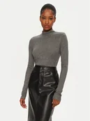 Swetry damskie - Calvin Klein Golf K20K208047 Szary Slim Fit - miniaturka - grafika 1