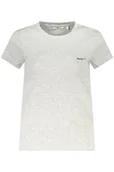 Koszulki i topy damskie - Koszulka damska Pepe Jeans z krótkim rękawem, szara - miniaturka - grafika 1