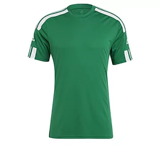 Koszulki męskie - Adidas GN5721 Squad 21 JSY SS T-shirt męski zespół zielony/biały S GN5721 - grafika 1