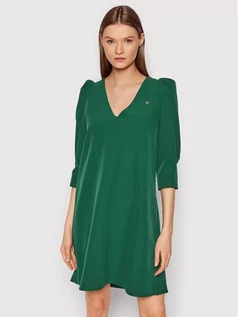 Sukienki - Rinascimento Sukienka codzienna CFC0106174003 Zielony Regular Fit - grafika 1