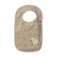 Śliniaki i fartuszki - Śliniak z żakardowej tkaniny frotte z bocznym zatrzaskiem i motywem kaczki Edda Lou, - miniaturka - grafika 1