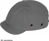 Akcesoria BHP - R.E.I.S. BUMPSCAP - przemysłowy hełm lekki z krótkim daszkiem, wentylacja - niebieski - miniaturka - grafika 1