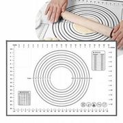 Obrusy i serwetki - Mata kuchenna stolnica silikonowa z miarką 60x40cm - miniaturka - grafika 1