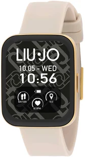 LIU JO SWLJ094 Smartwatch Voice Slim Beżowy - Smartwatch - miniaturka - grafika 1