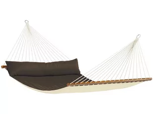La Siesta Hamak dwuosobowy NQR14 z drążkiem Alabama R140-2, brązowy - Hamaki - miniaturka - grafika 1